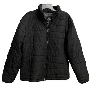 Wantdo Jacket 2XL Black Puffer Pockets Full Zip Up Men’s Winter Coat